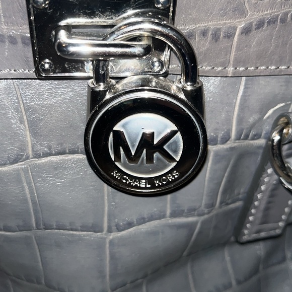 Michael Kors Large North South Croc Embossed Hamilton - Picture 2 of 16